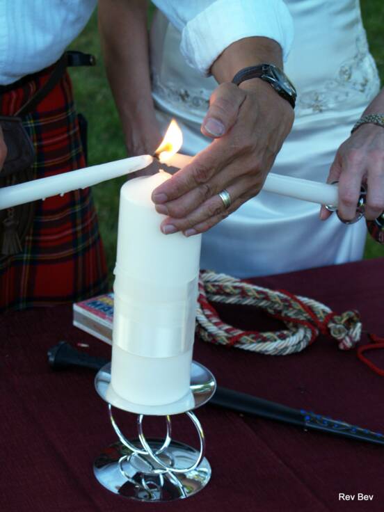 unity candle lighting