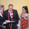 A traditional Hindu Engagement Ceremony followed by marriage ceremony by Beverly Mason. Photos and video by The Radiant Touch. Namaste Restaurant in Portland, Oregon officiant minister