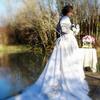 young bride in wedding gown at The Radiant Touch Weddings in Oregon City, Oregon